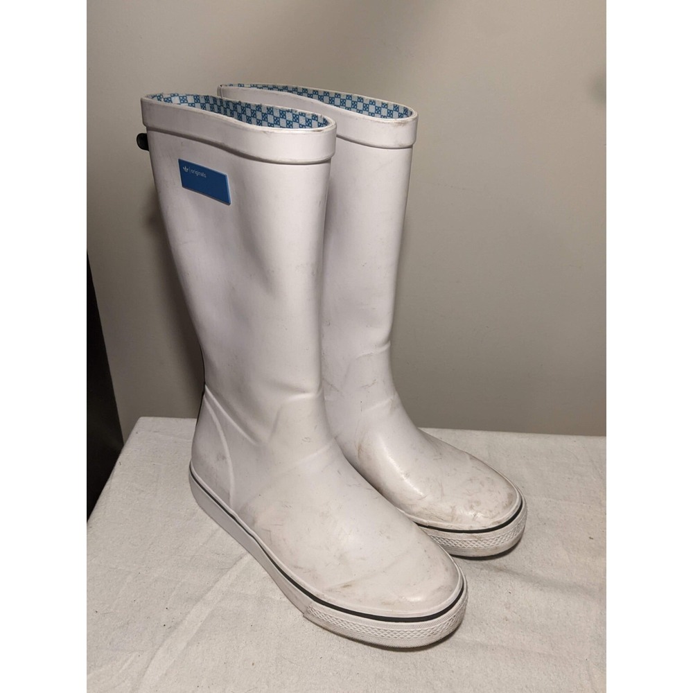 Adidas Originals Branded White Boots Men's 6.5